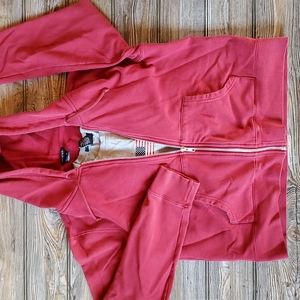 VINTAGE GAP Stretch Hoodie Red and GAP Favorite T Shirt Gray Size SMALL